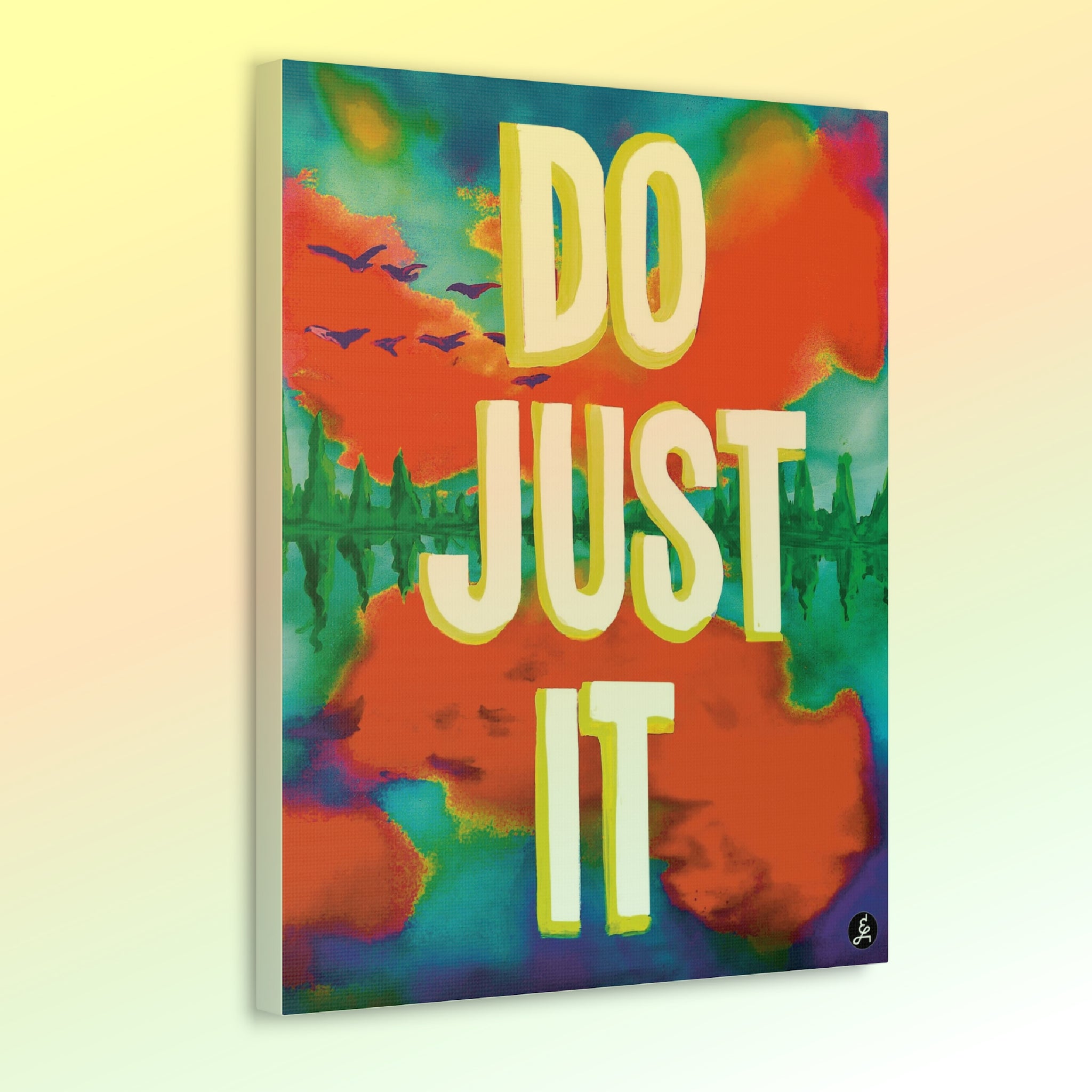 Do it Well - Original Artwork Printed on Canvas