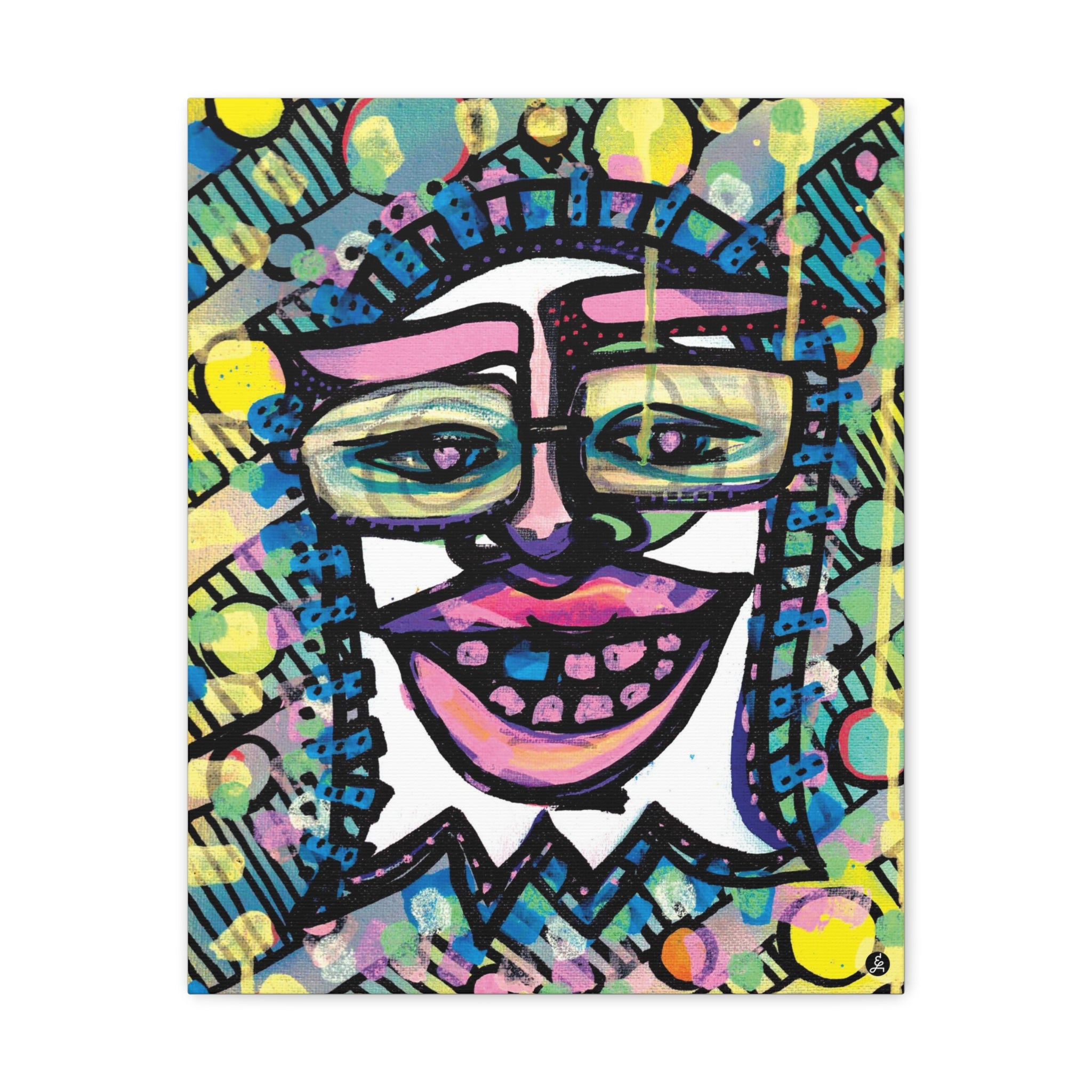 4 Eyed Ghostie - Canvas Gallery Wraps