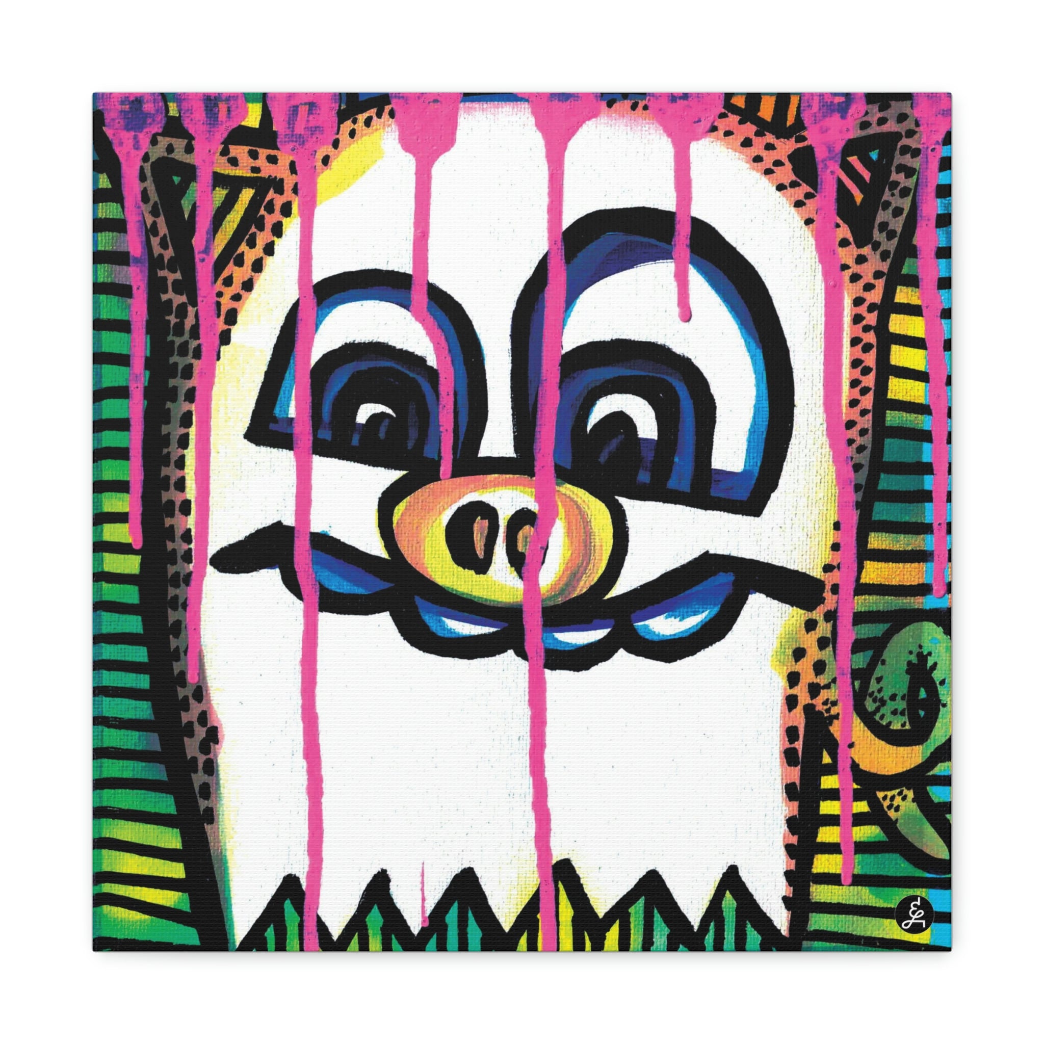 Piggy Ghostie - Canvas Gallery Wraps